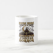 Imagination Horror Halloween Spukhaus Friedhof Kaffeetasse (Mittel)