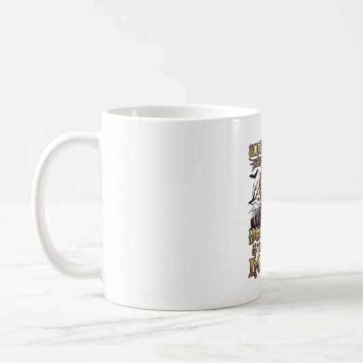 Imagination Horror Halloween Spukhaus Friedhof Kaffeetasse (Links)