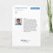 Imagination Man - Kinderkunst für CHOC Karte (Rückseite)