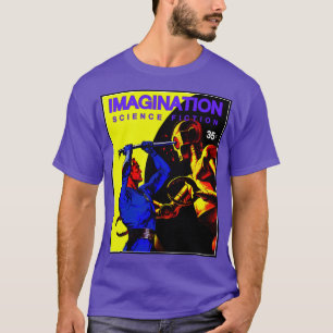 IMAGINATION Science-Fiction-Pulp-T-Shirt T-Shirt