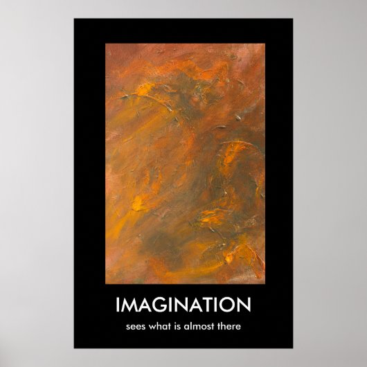 IMAGINATION, sees what is almost there Poster (Vorne)