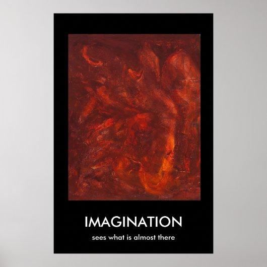 IMAGINATION, sieht, was fast da ist Poster (Vorne)
