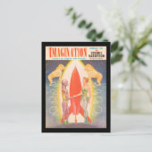 Imagination v06 n02 (1955-02.Greenleaf)_Pulp Art Postkarte (Stehend Vorderseite)