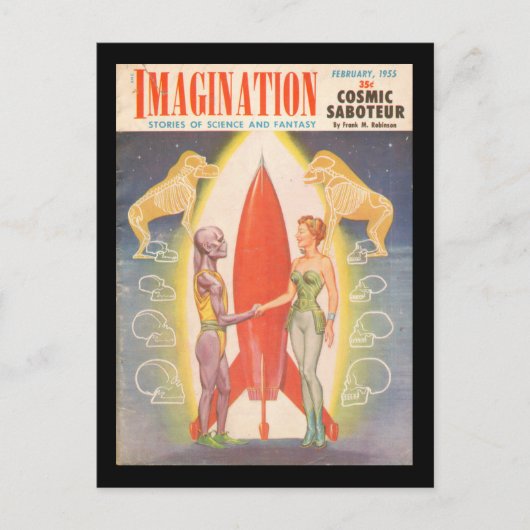 Imagination v06 n02 (1955-02.Greenleaf)_Pulp Art Postkarte (Vorderseite)