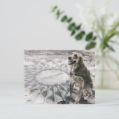 "Imagine" alias "Golden in Strawberry Fields" Postkarte (Stehend Vorderseite)