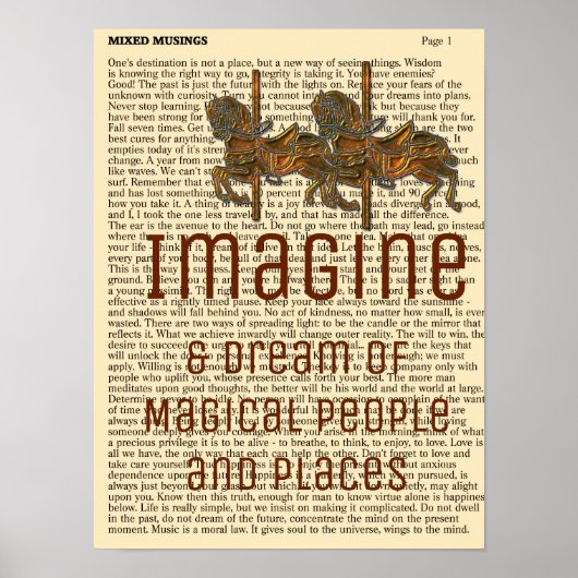 Imagine - Art Print Poster (Vorne)