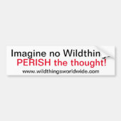 IMAGINE - Autoaufkleber (Vorne)