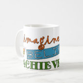 imagine-believe-achieve.com-Tasse Kaffeetasse (Vorderseite Links)