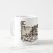 Imagine Dream Believe Giant Chess Board Kaffeetasse (Vorderseite Links)