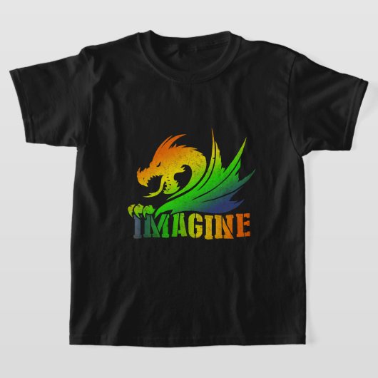 IMAGINE Fantasy Dragon Style ideal für Geschenke T-Shirt (Ablage )