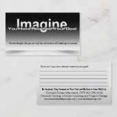 Imagine Goal Card Visitenkarte (Vorne/Hinten)