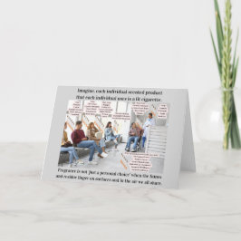 Imagine If Scented Products Were Lit Cigarettes Dankeskarte