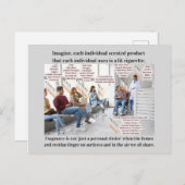 Imagine If Scented Products Were Lit Cigarettes Postkarte (Vorne/Hinten)