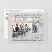 Imagine If Scented Products Were Lit Cigarettes Postkarte (Vorne/Hinten)