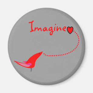"Imagine"—John Geschenke Magnet