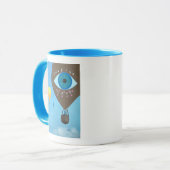 Imagine Love, Hot Air Balloons, Mugs Tasse (Vorderseite Links)