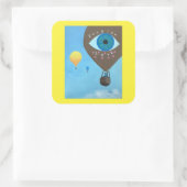 Imagine Love, Hot Air Balloons, stickers (Tasche)