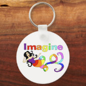 Imagine Rainbow Mermaid Schlüsselanhänger (Vorderseite)