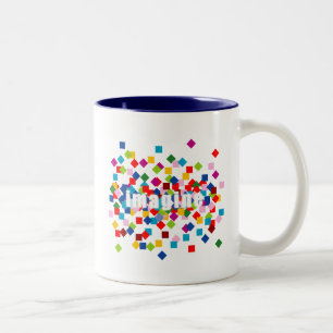 Imagine_squared bkgd(K) Zweifarbige Tasse