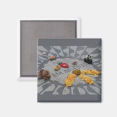 Imagine Strawberry Fields Central Park NYC Foto Magnet (Vorderseite/Rückseite)