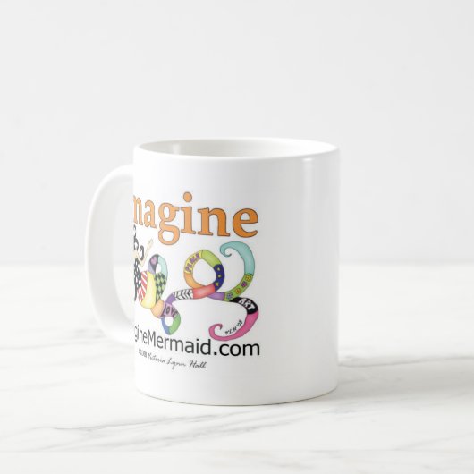 ImagineMermaid.com fördernd Kaffeetasse (Vorderseite Links)