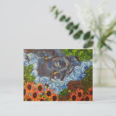 "Imaging by Van Gogh" Postkartenart Print Postkarte (Stehend Vorderseite)