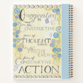 Imaging - Charles Haanel Quote Spiral Notebook Notizblock (Rückseite)
