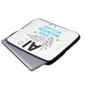 Imaging trifft Logik-Schläfchen | Creative Tech Laptopschutzhülle (Vorne Knopf)