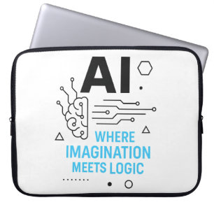 Imaging trifft Logik-Schläfchen Creative Tech Laptopschutzhülle