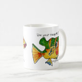 ImaginOCEAN Cartoon Box Fisch Kaffeetasse (VorderseiteRechts)