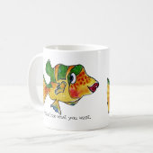 ImaginOCEAN Cartoon Box Fisch Kaffeetasse (Vorderseite Links)