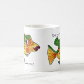 ImaginOCEAN Cartoon Box Fisch Kaffeetasse (Mittel)