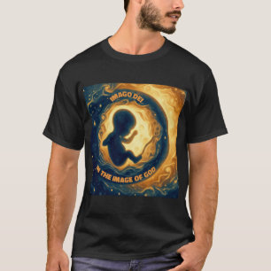 Imago Dei Image von God Baby in Womb T-Shirt