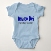 Imago Dei (selbst wenn ich verschrob bin) Baby Strampler (Vorderseite)