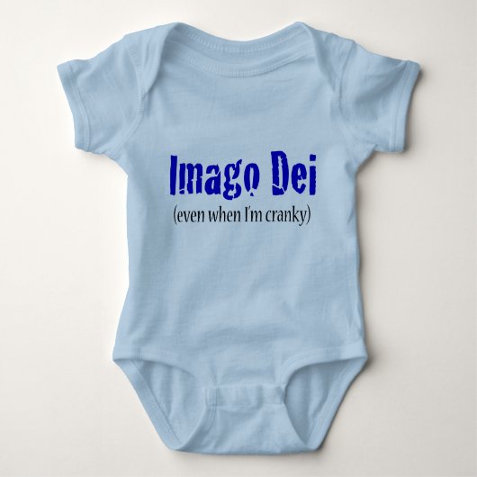 Imago Dei (selbst wenn ich verschrob bin) Baby Strampler (Vorderseite)