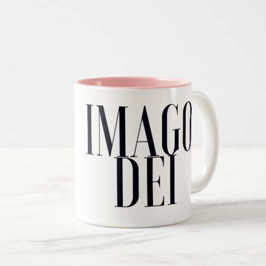 Imago Dei Zweifarbige Tasse (VorderseiteRechts)