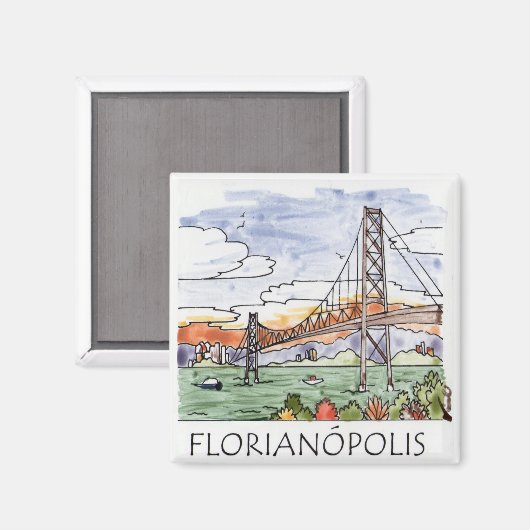 Imam Florianopolis Magnet (Vorderseite/Rückseite)