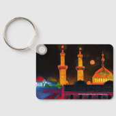 Imam Hussain Moschee, Karbala, Irak auf einem Schl Schlüsselanhänger (Rückseite)