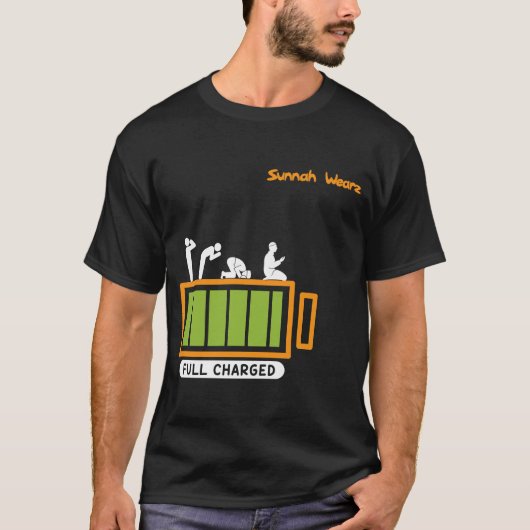 Iman Charge Islamischer Muslim T-Shirt (Vorderseite)