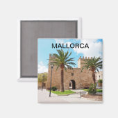 imán ciudad fortificada de Alcudia en Mallorca Magnet (Vorderseite/Rückseite)