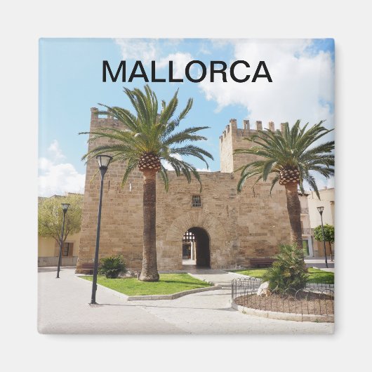 imán ciudad fortificada de Alcudia en Mallorca Magnet (Vorne)