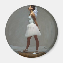 Iman con Bailarina inspirada por Degas Magnet