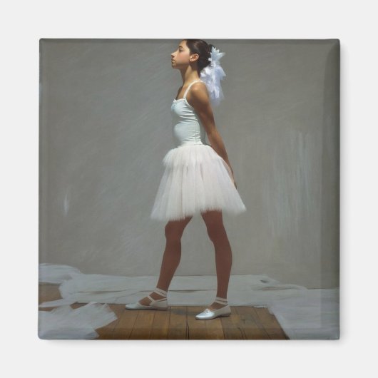 Iman con bailarina inspirada por Degas Magnet (Vorne)