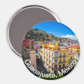 Iman con vista panoramica de Guanajuato México Magnet (Vorderseite/Rückseite)