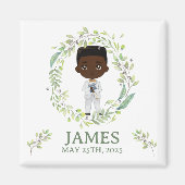 Imán cuadrado Primera Comunión JAMES Magnet (Vorne)