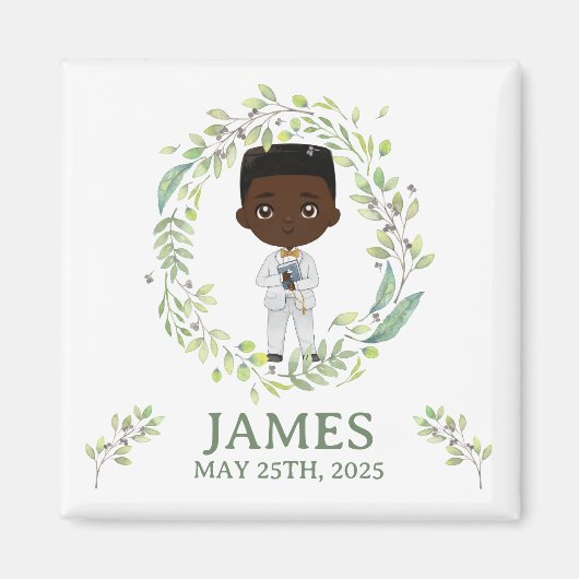 Imán cuadrado Primera Comunión JAMES Magnet (Vorne)