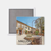 imán de Valldemossa en la isla de Mallorca Magnet (Vorderseite/Rückseite)