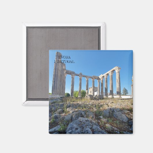 Íman Évora Portugal Magnet (Vorderseite/Rückseite)