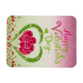 Imán flexible San Valentín con corazón Magnet (Horizontal)