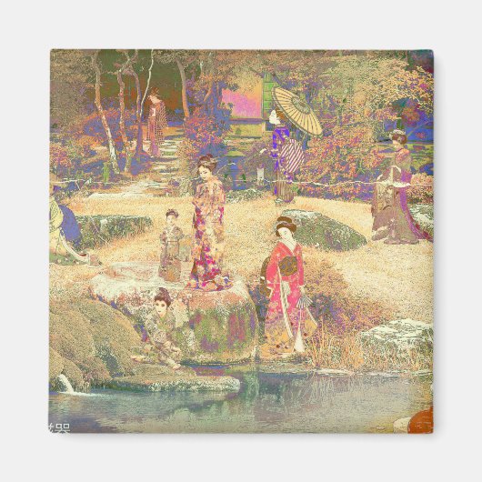 Imán Japanese Garden II / Washed Edition Magnet (Vorne)